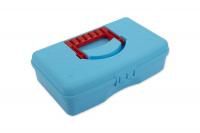 Коробка для шв. принадл. GAMMA пластик 29.5 x 17.5 x 8.5 см голубая OM-016