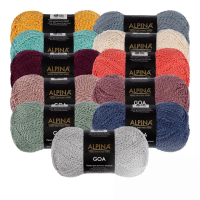 Пряжа ALPINA Goa 58% хлопок, 38% акрил, 4% полиэстер 1 х 50 г 175 ± 5 м