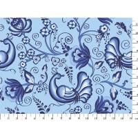 Ткань для пэчворка PEPPY ЛАЗУРНОЕ ЧУДО 50 x 55 см 110 г/м2 100% хлопок ЛЧ-08 голубой