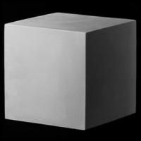 Гипсовая фигура. Куб 15 см EK30-306