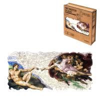 Деревянный пазл с двухслойной крышкой Сотворение Адама. Микеланджело М MAGZ128-2