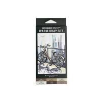 Набор маркеров SKETCHMARKER Brush Warm grey 6 шт MPSMB-6WMGR