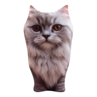 Игрушка-антистресс мягкая Tallula Котик дымчатый, 21 см UT-202201s