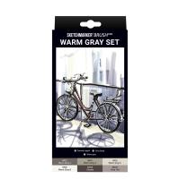 Набор маркеров SKETCHMARKER Brush Warm grey 6 шт MPSMB-6WMGR