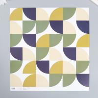 Бумага для скрапбукинга 5 л 30.5 x 32 см 180 г/м2 "Змейка" SIM-7907951