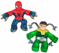Гуджитсу. Игровой набор тянущ. фигурок Человек-Паук и Доктор Осьминог. TM GooJitZu ROS-40894