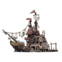 3D пазл CubicFun Серия "Корабли" Пиратский корабль Тортуга, 218 деталей UT-T4039h