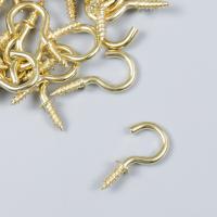 Винт-крючок для крепления картин фоторамок 1,1 × 2,5 см 50 шт SIM-7817245