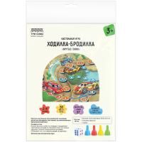 Настольная игра: ТРИ СОВЫ "Ходилка-бродилка. Крутые гонки" пакет с европодвесом RE-НИ_55527