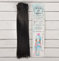 Волосы-трессы для кукол "Прямые" длина 25 см, ширина 100 см №1В 2294926