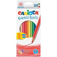 Карандаши цветные Carioca 12 цв заточенные RE-40380
