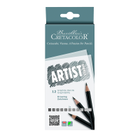 Набор графитных карандашей CRETACOLOR Artist Studio 12 шт, карт.упаковка CR14112