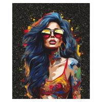 Картина по номерам на холсте с глиттером ТРИ СОВЫ "Драйв" 40 x 50 см с акриловыми красками и кистями RE-КХг4050_57066