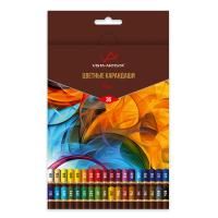 Набор цветных художественных карандашей VISTA-ARTISTA Fine 36 цв VFCP-36