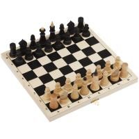 Настольная игра: Шахматы ТРИ СОВЫ обиходные, деревянные с деревянной доской 29 x 29 см RE-НИ_46630