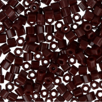 Бисер Япония TOHO 11/0 HEXAGON №3 2.2 мм 5 г №0046 т.т.коричневый TOHO-HEX-2.2-0046