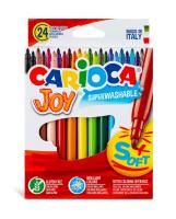 Фломастеры Carioca "Joy" 24 цв смываемые RE-40615
