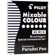 Картриджи с тушью PILOT "Parallel Pen" черные 6 шт RE-IC-P3-S6-B