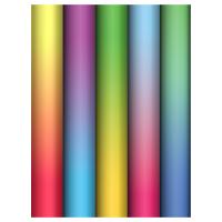 Упаковочная бумага глянцевая MESHU "Bright gradient" 1л. 70 x 100 см 80 г/м2, ассорти, 5 дизайнов RE-MS_66825