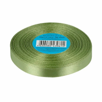 Лента атласная GAMMA 12 мм (1/2") 33 м ± 2 м №055 болотный LEN-12-055