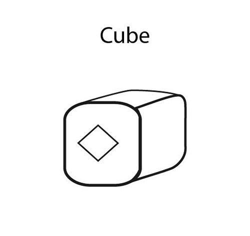 Бисер Япония TOHO CUBE №2 4 мм 5 г №0086 т.фиолетовый TOHO-CUBE-4-0086