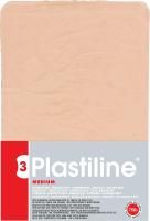 Пластилин скульптурный PLASTILINE 750 г, 55-средней твердости, розовый RH-7255T