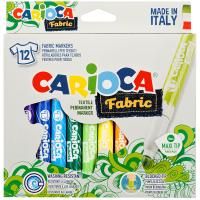 Набор фломастеров для ткани Carioca "Fabric Liner" 12 цв RE-40957