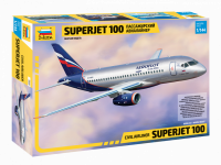 Сборная модель: Самолет "Суперджет 100", З-7009