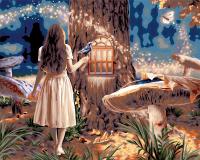 Набор для раскрашивания по номерам (со светодиодами) ФРЕЯ 50 х 40 см "Чудо-лес" PNB/PLDD-386