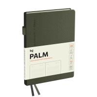 Ежедневник недатированный A6 136л. BG "Palm. Dark khaki" кожзам, твердый переплет, темно-зеленый RE-DuA6_61324 Ежедневник недатированный A6 136л. BG "Palm. Dark khaki" кожзам, твердый переплет, темно-зеленый RE-DuA6_61324