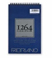 Альбом для графики FABRIANO 1264 Black 200 г/м2 14.8 х 21 см 20 л, спираль по короткой стороне MP19100651