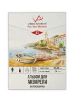Альбом для акварели VISTA-ARTISTA 200 г/м2 А3 30 х 40 см 20 л, Гознак, склейка ASWG-A3