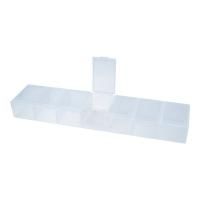 Коробка для швейных принадлежностей пластик прозрачная ОМ-148
