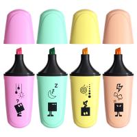 Текстовыделитель Berlingo "Textline HP100" мини, пастельные цвета ассорти RE-T1599