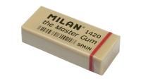 Ластик прямоугольный MILAN "1420" Master Gum 55 x 23 x 13 мм, для угля, инд.упаковка ML-CMM1420-05