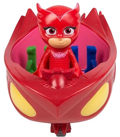 Игровой набор фигурка и машина "Сов. планер"_PJ masks ROS-32613