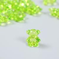 Декор для творчества пластик "Медвежонок" зелёный 25 шт 1.8 x 1.5 x 1 см SIM-9129446