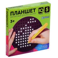 Планшет обучающий "Магнитное рисование" 120 отверстий, цвет чёрный SIM-4045884