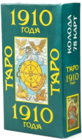 Карты Таро "1910 года VIP" карты гадальные, с инструкцией, 78 карт, 7.1 x 11.6 см SIM-9577781