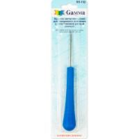 Крючок для коврового плетения GAMMA с пластиковой ручкой в блистере SS-102