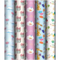 Упаковочная бумага глянцевая MESHU "День Рождения" 1л. 70 x 100 см 80 г/м2, ассорти, 5 дизайнов RE-MS_53490