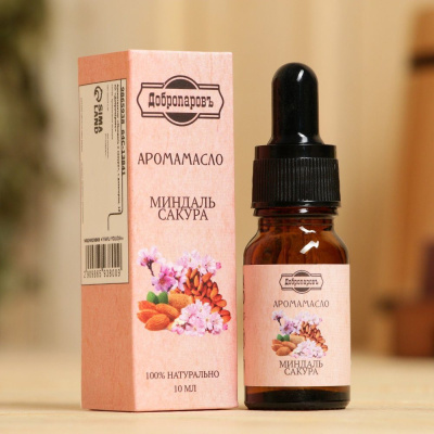 Эфирное масло "Добропаровъ" 10 мл "Миндаль и сакура" с дозатором SIM-9865938