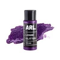 Жидкий глиттер ARL. Liquid Glitter фиолетовый 20мл ARL-LIQ-GLIT-07