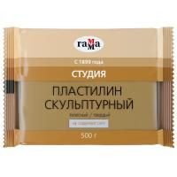 Пластилин скульптурный ГАММА "Студия" 500 г телесный твердый RE-2.80.Е050.001