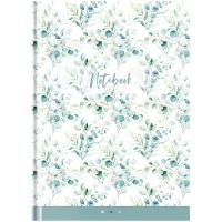 Бизнес-блокнот А4 128л. OfficeSpace "Узор. Flower pattern" глянц. ламинация RE-ББ4т128_34087