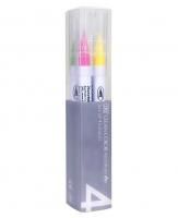 Набор маркеров CLEAN COLOR Real Brush - Pop colours 4 шт MPRB-6000AT/4VB