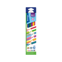 Карандаши с двухцветным грифелем Berlingo "SuperSoft. 2 in 1" 06 шт 12 цв картон, европодвес RE-SS03912