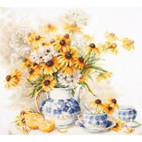 Набор для вышивания "Чудесная Игла" Цветочный чай 40 х 35 см ЧИ-050-08