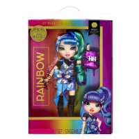 Рейнбоу Хай. Кукла Junior Холли де Виус 24 см синяя с акс. RAINBOW HIGH ROS-42094