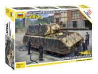 Сборная модель: Немецкий сверхтяжелый танк "Маус", сборка без клея З-5073